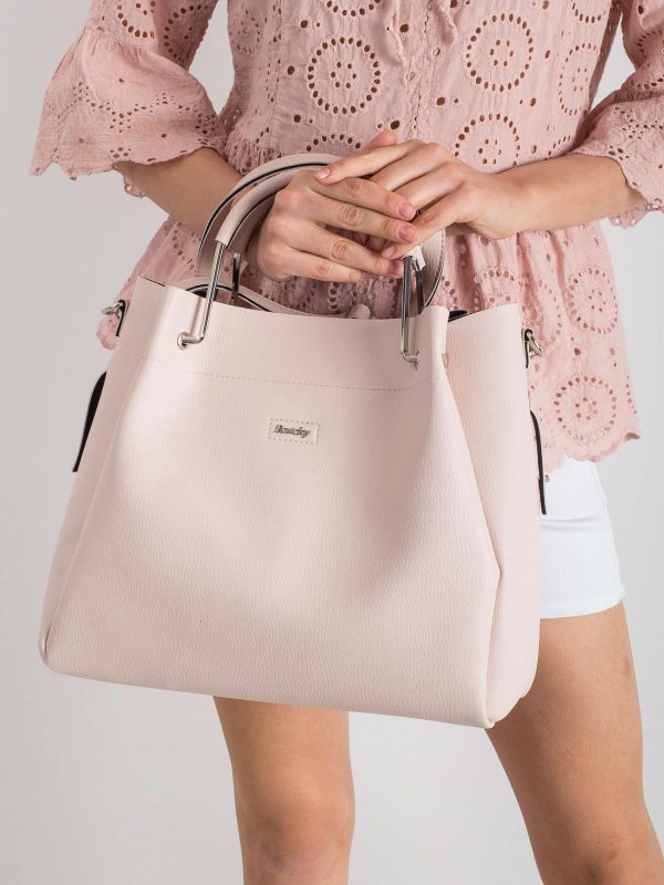 Light pink urban handbag