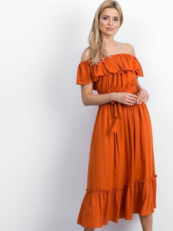 Orange Swanky Dress