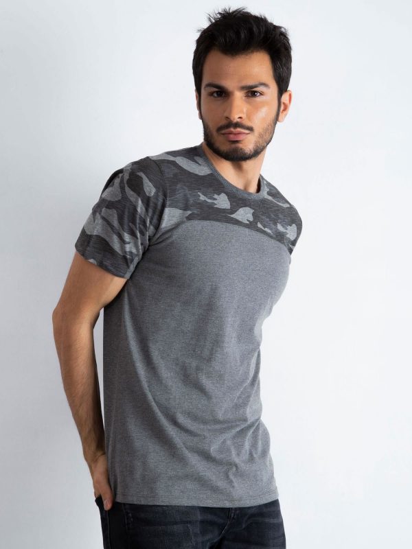 Men's dark gray T-shirt Limits