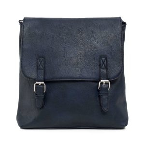 Navy blue flip bag