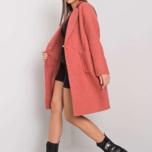 Dirty pink classic coat Damme OCH BELLA