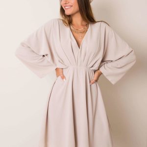 Beige dress by Zayna