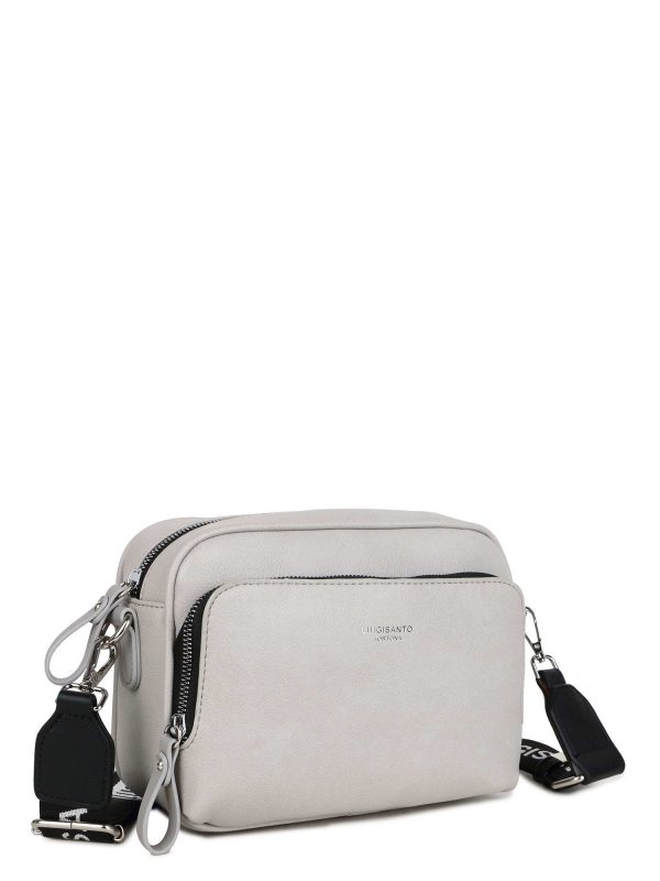 Beige and grey bag for women with pocket LUIGISANTO