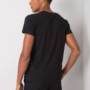 Black Royce Round Neck Men's T-Shirt