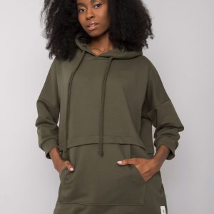 Khaki long sweatshirt Grace