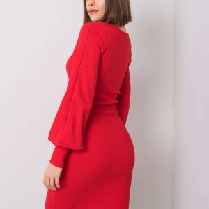 Red cotton dress Alvine RUE PARIS