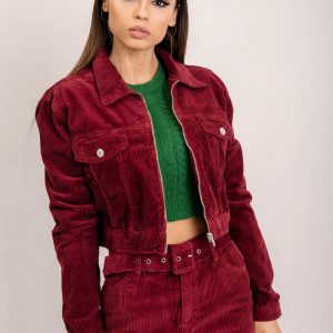 BSL Burgundy Short Jacket