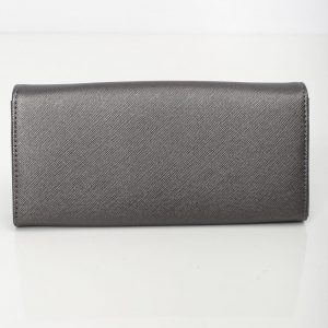 Grey eco leather ladies wallet