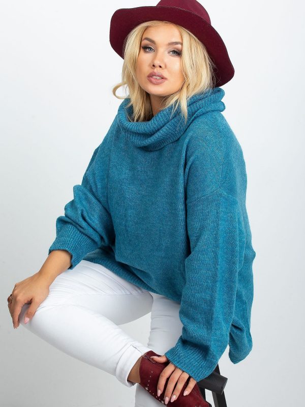 RUE PARIS Plus Size Sea Sweater Poline