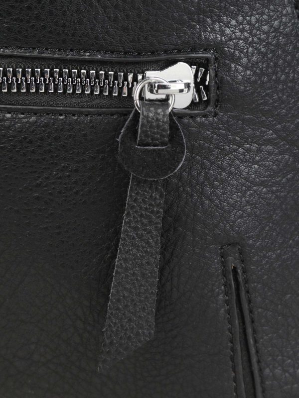 Black bag with zipper pocket LUIGISANTO