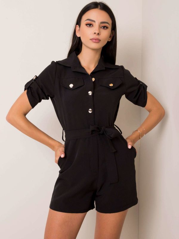 Francesca black jumpsuit