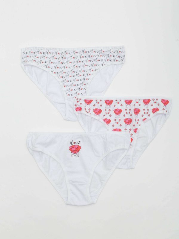 White Women's Panties 3-Pack