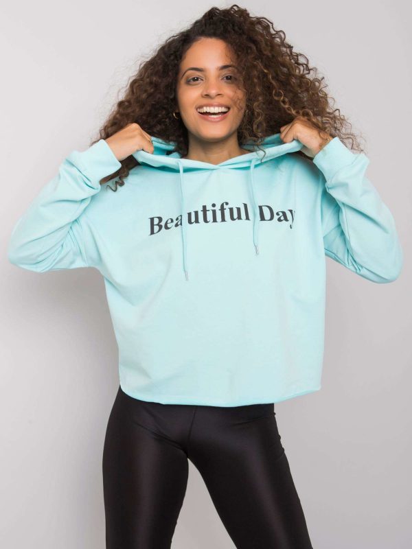 Zaylee mint sweatshirt