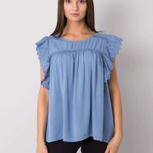 Blue Casual Blouse Steffy