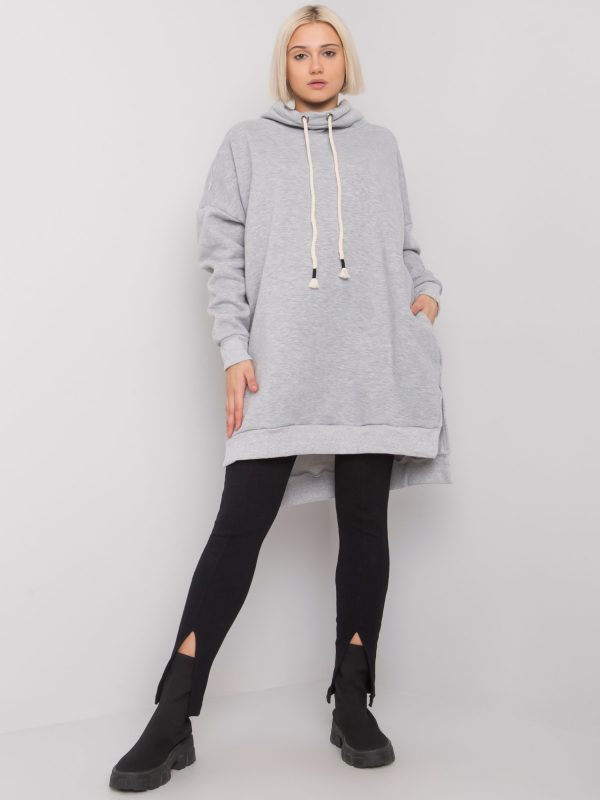 Grey sweatshirt tunic Martil