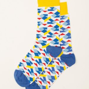 Men's Socks in Geometric Patterns