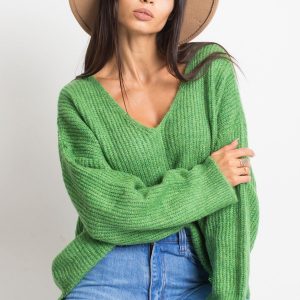 RUE PARIS Green sweater Wandering