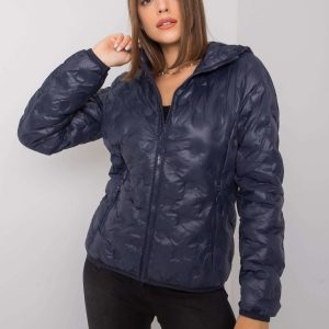 Navy Blue Women's Hooded Jacket Rasheeda