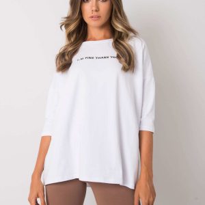 White blouse with Kaylyn inscription