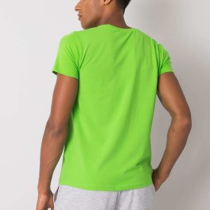 Green T-shirt for men with Deacon print