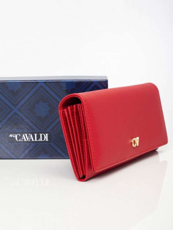 Red oblong wallet