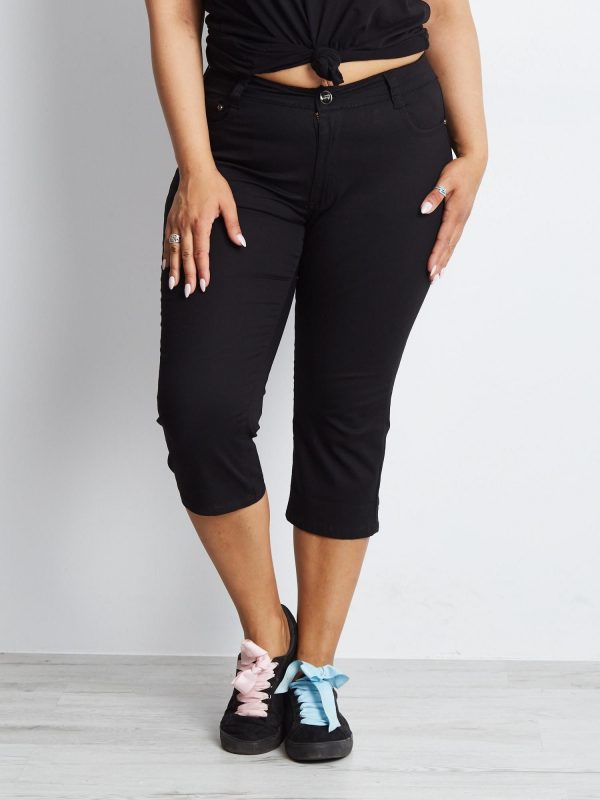 Black Plus Size Astonished Pants