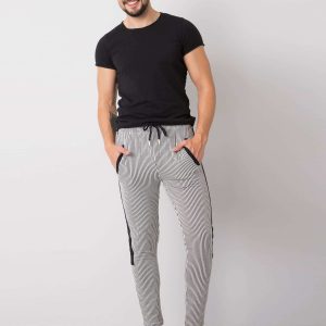 Axel men's white and black sweatpants