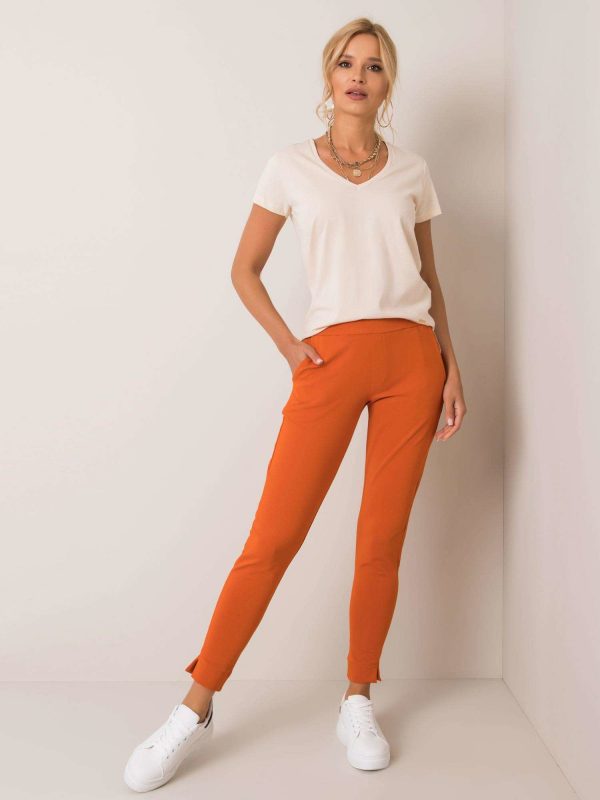 Dark orange pants Nina