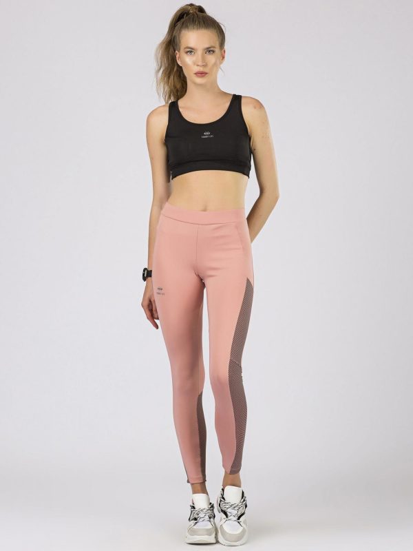 TOMMY LIFE Dirty Pink Sport Leggings