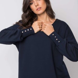 Navy blue sweatshirt Paquita