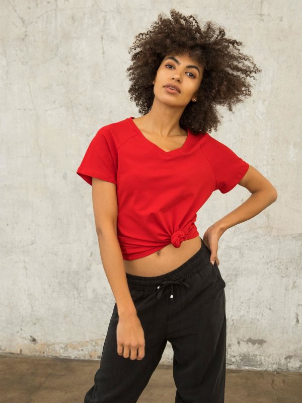 FOR FITNESS Red t-shirt Layla