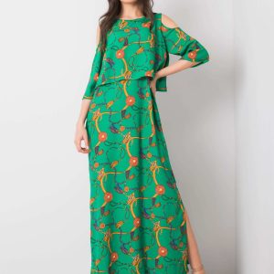 Green maxi dress Peruggia RUE PARIS