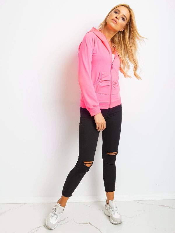 Fluo Pink Peak Sweatshirt