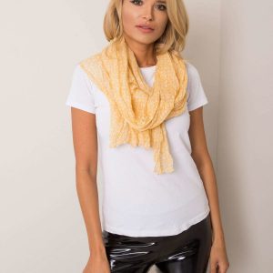 Yellow scarf with stars