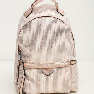 Pink Striped Backpack