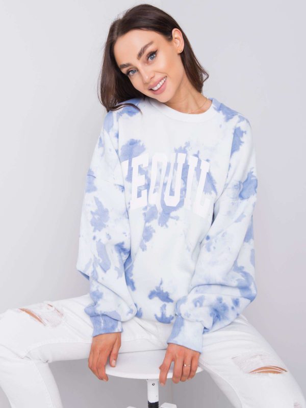 Blue tie-dye sweatshirt Tamara RUE PARIS