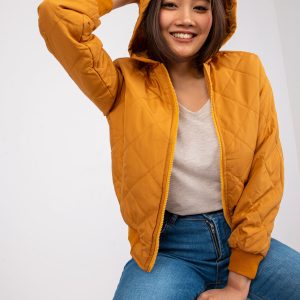 Dark Yellow Short Jacket Larah