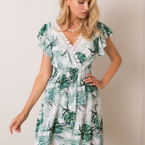 White and green dress Exotic SUBLEVEL