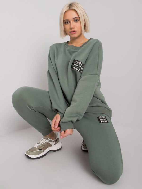 Green Bradford Two Piece Tracksuit Set