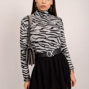 RUE PARIS Black Chasity Skirt