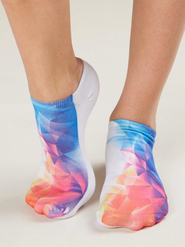 Women's Cotton Feet With Colorful Print