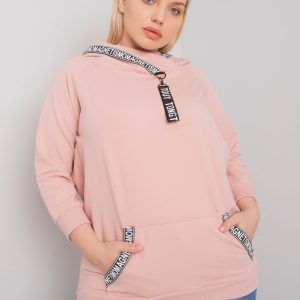 Jordynn Dirty Pink Plus Size Hoodie