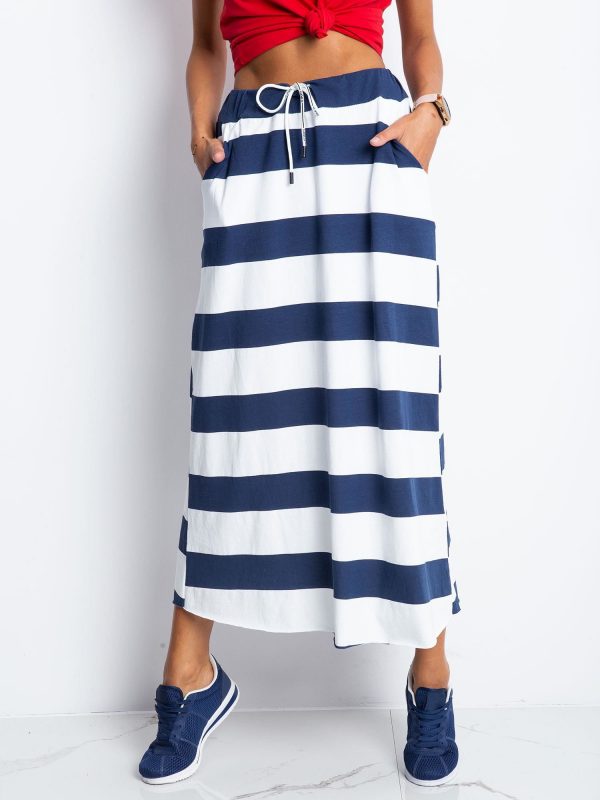 Navy blue and white Freshest skirt