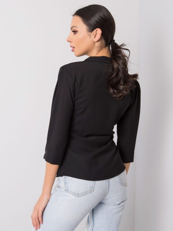 Black blouse Valentia RUE PARIS