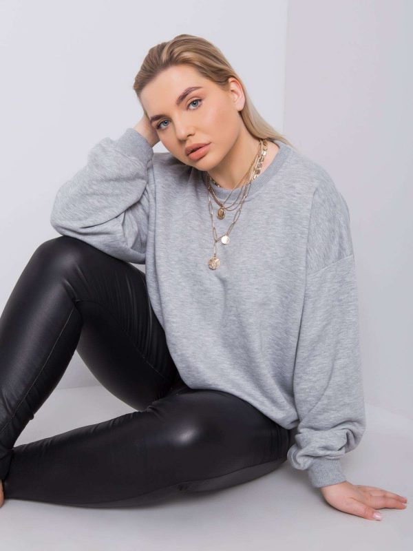 Grey plus size sweatshirt Mischa