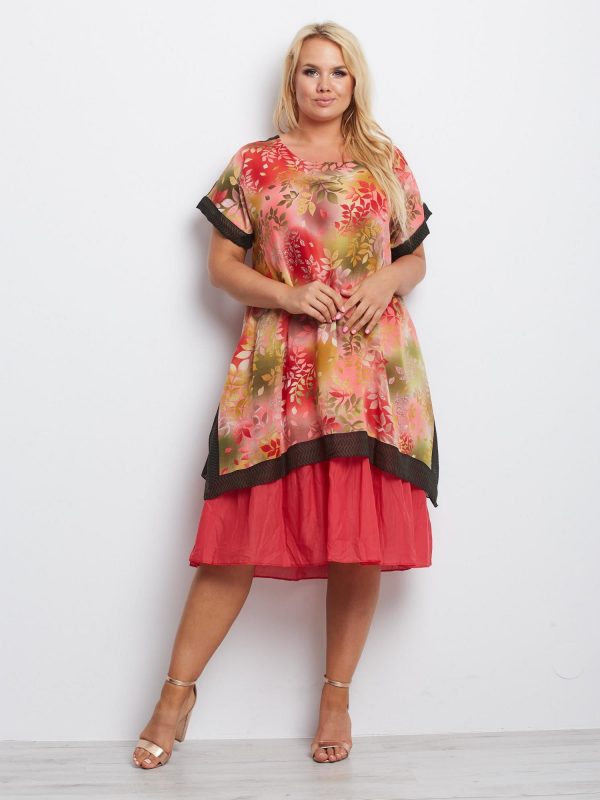 Coral Plus Size Missouri Dress