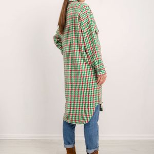 BSL Green Houndstooth Coat