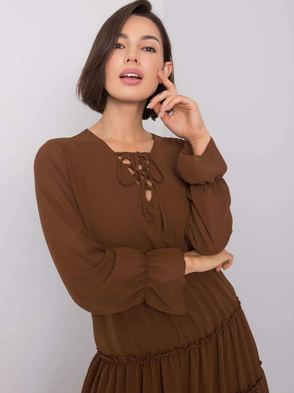 Brown Yana Dress