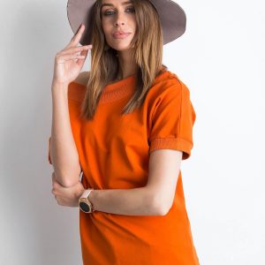 Dark Orange Lemontree Blouse