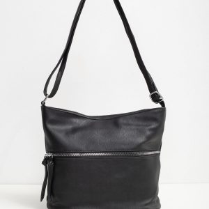 Black bag with zipper